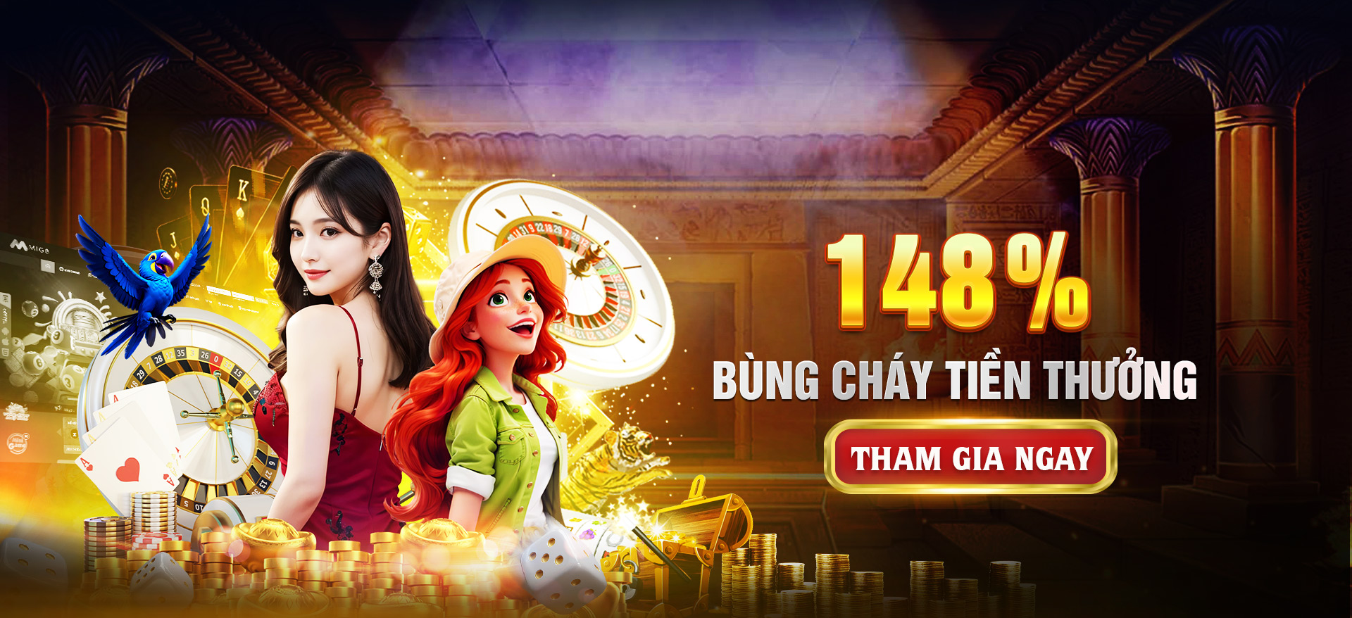 Hình ảnh quảng cáo của b66 hiển thị nền tảng và các lợi ích