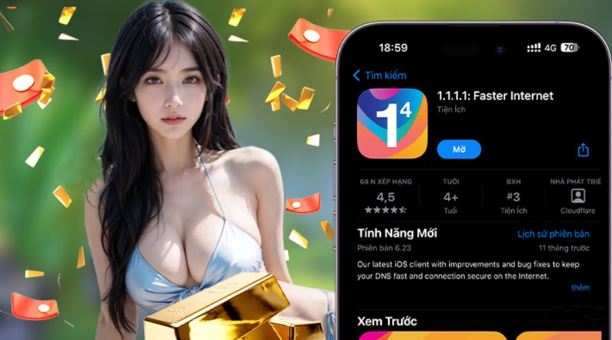Hình ảnh quảng cáo của b66 hiển thị nền tảng và các lợi ích